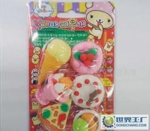 食物橡皮擦套裝 橡皮擦tpr 學習文具 辦公用品 創意 學生禮品_辦公、文教_世界工廠網中國產品信息庫